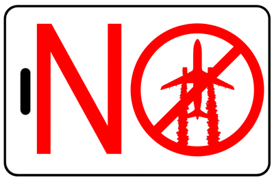 NO ChemTrails with Red Logo