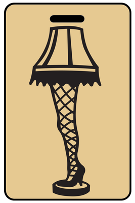 Christmas Leg Lamp