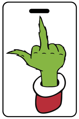 Grinch Middle Finger