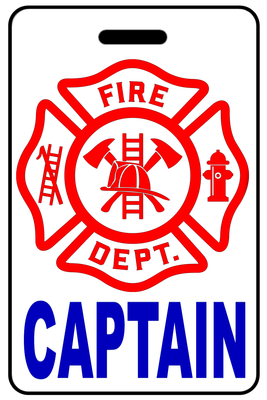 Captain with Firefighter Cross