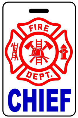 Chief with Firefighter Cross