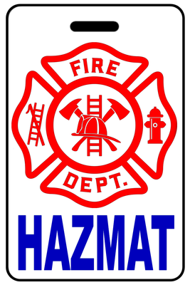 HAZMAT with Firefighter Cross