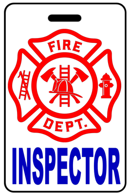 Inspector with Firefighter Cross