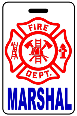 Marshal with Firefighter Cross