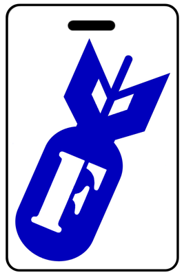 F-Bomb with Blue Logo