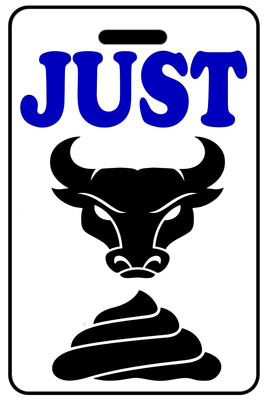 Just Bullshit with Blue Logo