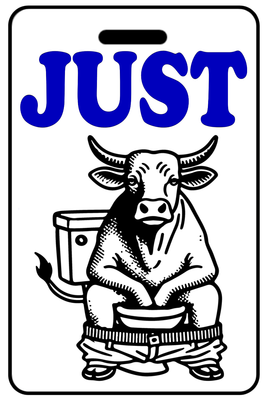 Just Bullshit with Blue Logo