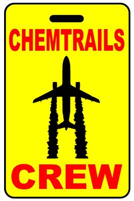 ChemTrails Crew personalized bag tags for ChemTrails