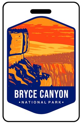 Bryce Canyon National Park personalized national park bag tags