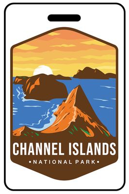 Channel Islands National Park personalized national park bag tags