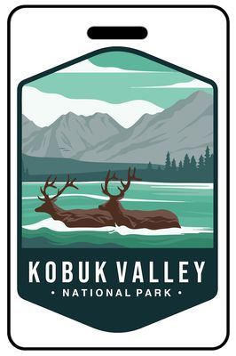 Kobuk Valley National Park personalized national park bag tags