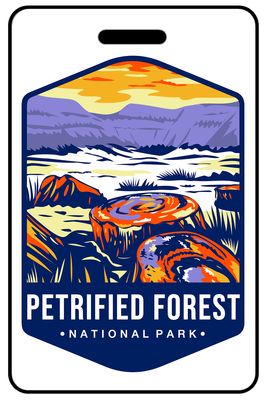 Petrified Forest National Park personalized national park bag tags