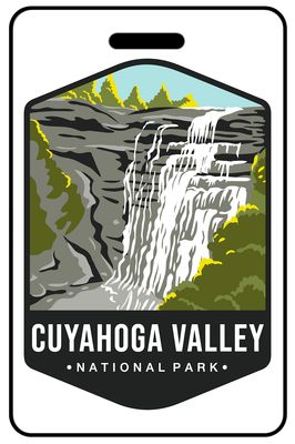 Cuyahoga Valley National Park personalized national park bag tags