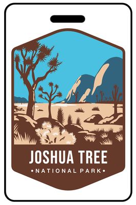Joshua Tree National Park personalized national park bag tags