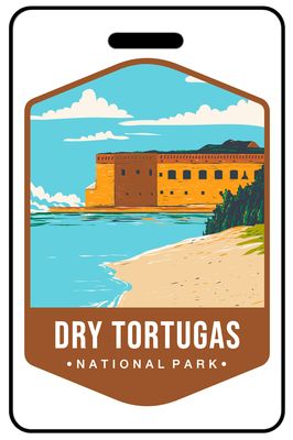 Dry Tortugas National Park personalized national park bag tags