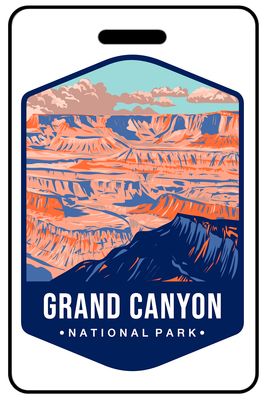 Grand Canyon National Park personalized national park bag tags