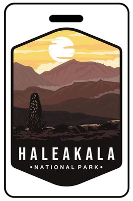 Haleakalā National Park personalized national park bag tags