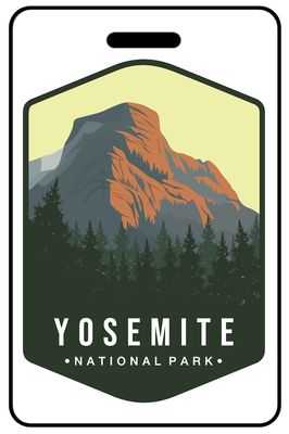 Yosemite National Park personalized national park bag tags