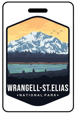 Wrangell-St. Elias National Park personalized national park bag tags