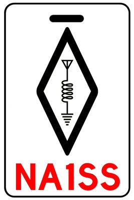 Amateur/HAM Radio with Call Sign & Black Logo