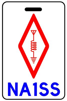 Amateur/HAM Radio with Call Sign & Red Logo