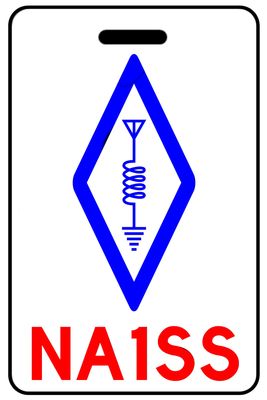 Amateur/HAM Radio with Call Sign & Blue Logo