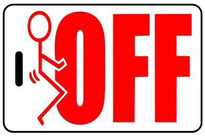 "F" Off with Red Logo