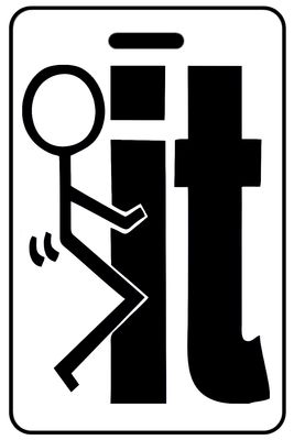 "F" It with Black Logo