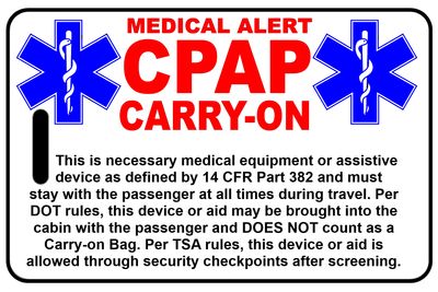 Carry-On CPAP