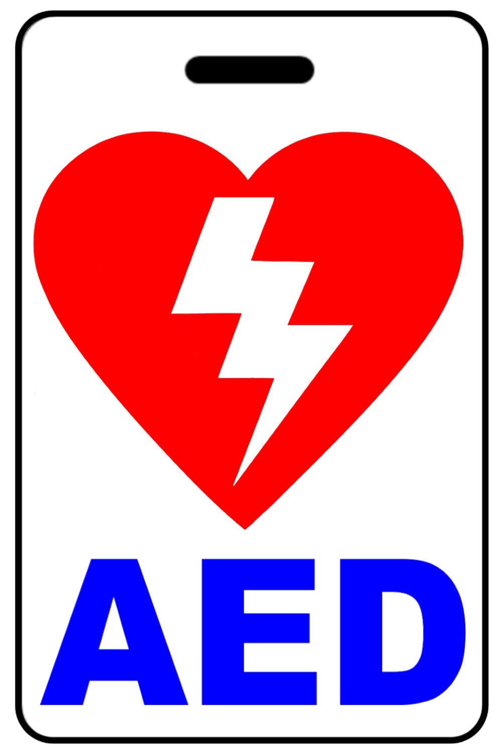 AED AED, Tag Color: White