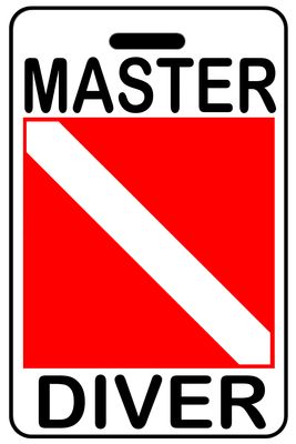 Master Diver  with SCUBA Flag