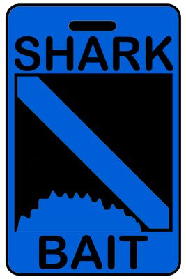 Hi-Viz Shark (Bite) Bait with SCUBA Flag
