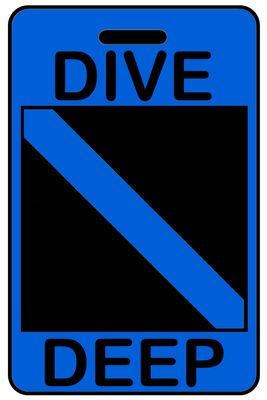 Hi-Viz Dive Deep with SCUBA Flag