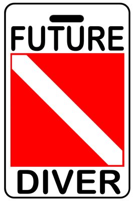 Future Diver with SCUBA Flag
