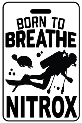 Born to Breathe NITROX with Black Logo Born to Breathe NITROX with Black Logo