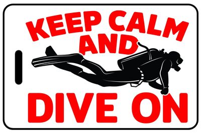 Keep Calm And Dive On with Red Text Keep Calm And Dive On with Red Text