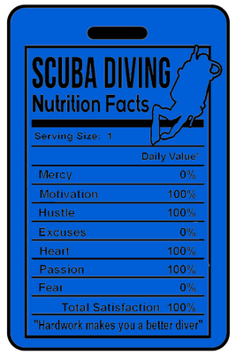 Hi-Viz SCUBA Diving Nutrition Facts