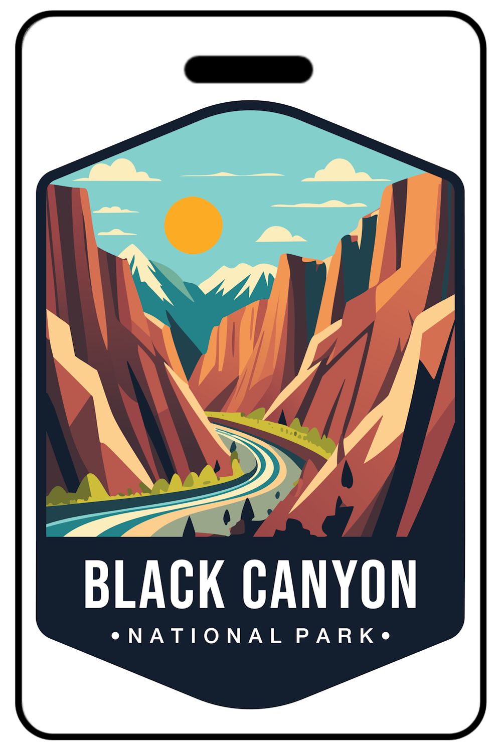 Retro Black Canyon of the Gunnison National Park Retro Black Canyon of the Gunnison National Park
