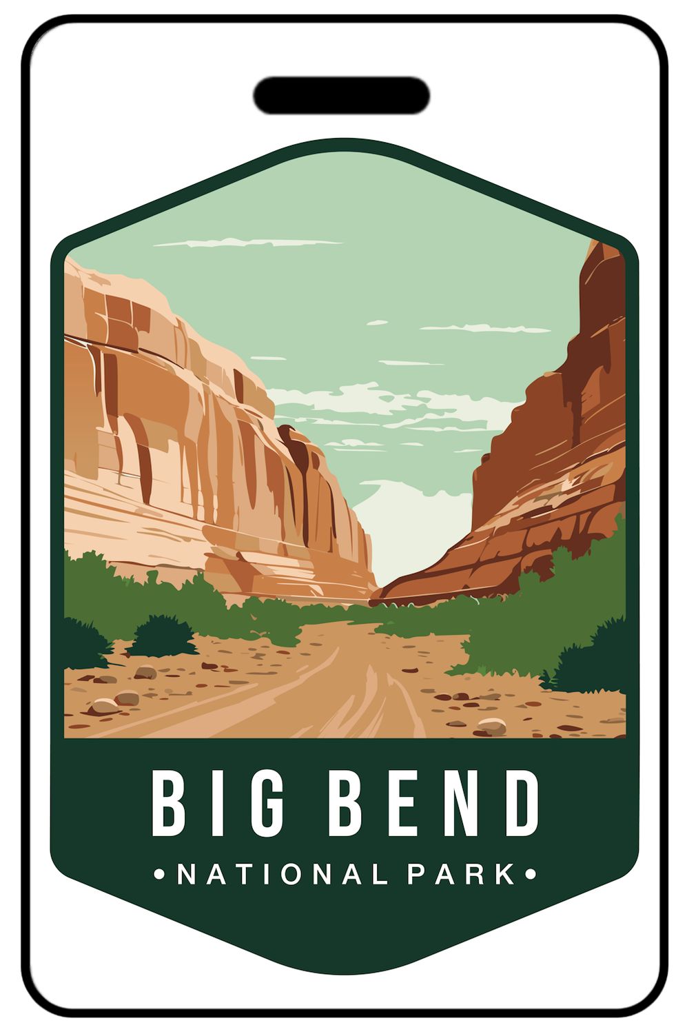 Retro Big Bend National Park