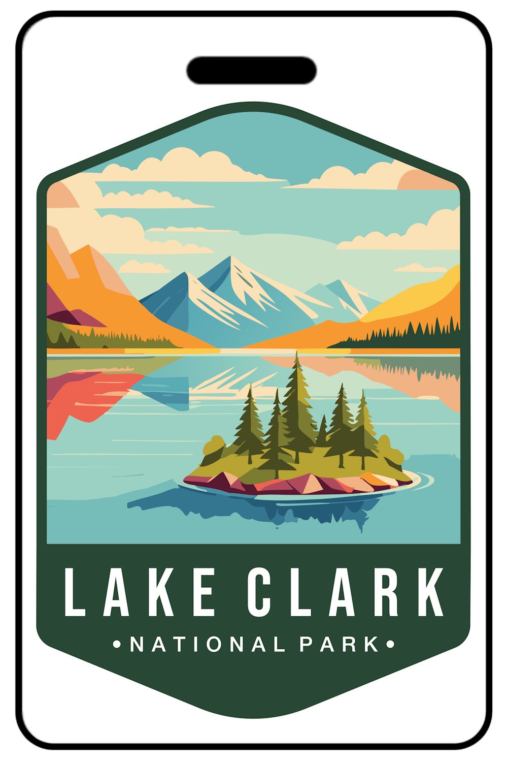 Retro Lake Clark National Park
