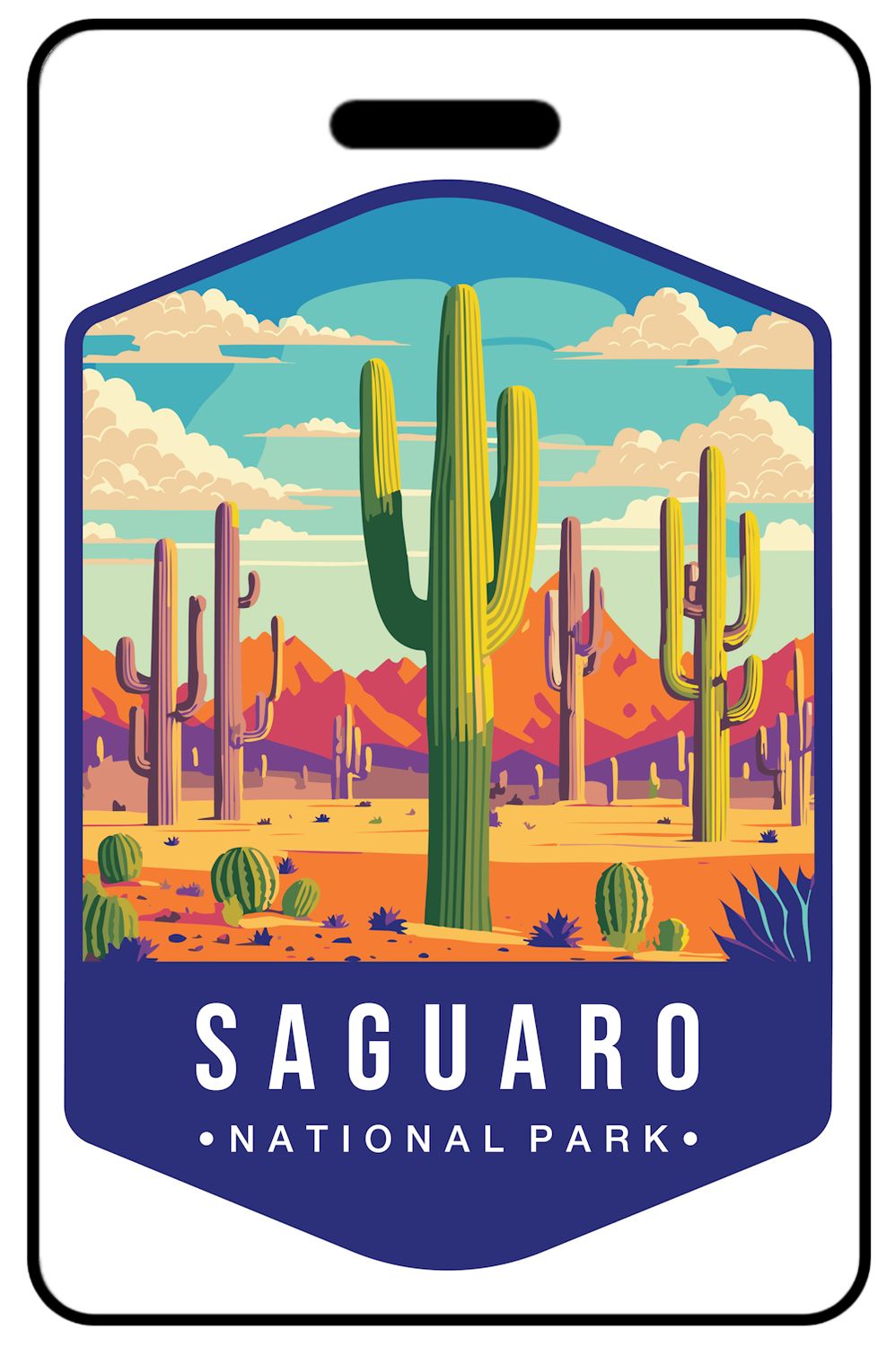 Retro Saguaro National Park