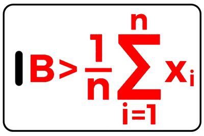 Be Greater Than Average with Red Logo