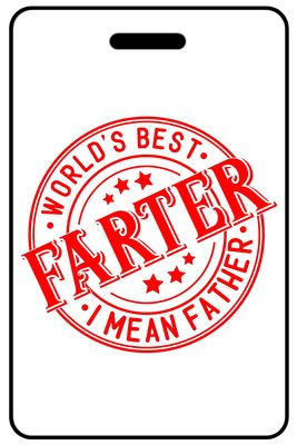 World's Best Barter I Mean Father with Circular Red Logo