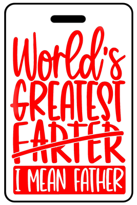 World's Best Barter I Mean Father with Circular Red Logo