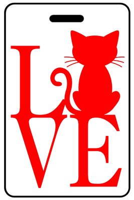 Love with Cat in Red