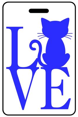 Love with Cat  in Blue