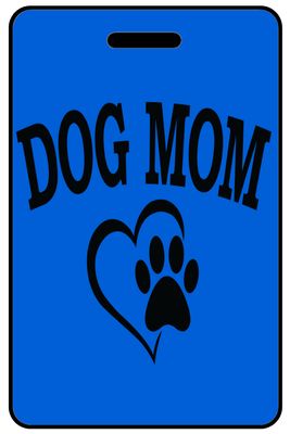 Hi-Viz Dog Mom with Heart and Paw - Portrait