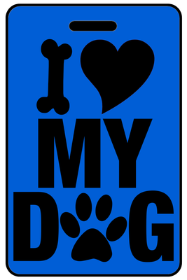 Hi-Viz I Heart My Dog