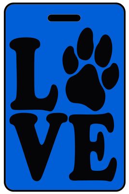 Hi-Viz Love Paw Print