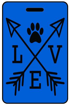 Hi-Viz with Love Paw Print